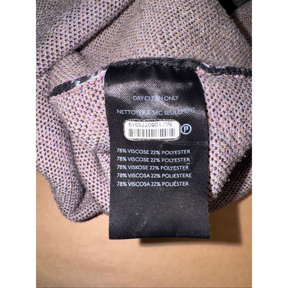 Free People Sz M Saylor Sleeveless Midi Dress Plaid Bodycon Black High Neck - Picture 10 of 13